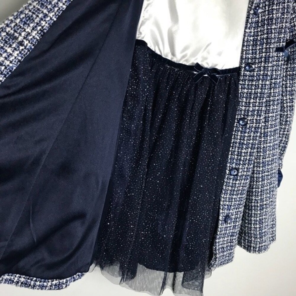 Nanette kids dress with the outer tweed coat - Picture 4 of 7